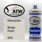Preview: Mitsubishi, Beige Pearl, S04: 400ml Sprühdose, von ATW Autoteile West.